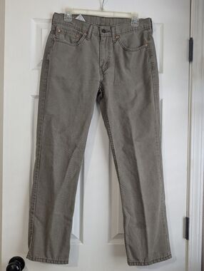 Men's Beige 2017 Levi's 514 Jeans Size 31x30